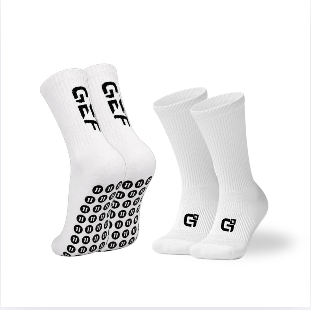GRIPELEVEN BALLER VARIANTE 2/ BALLER ODER CLEANSOCKS +SHINGUARDS+TAPE WEISS