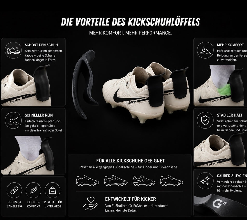 GRIPELEVEN KICKSCHUHLÖFFEL EINZEL