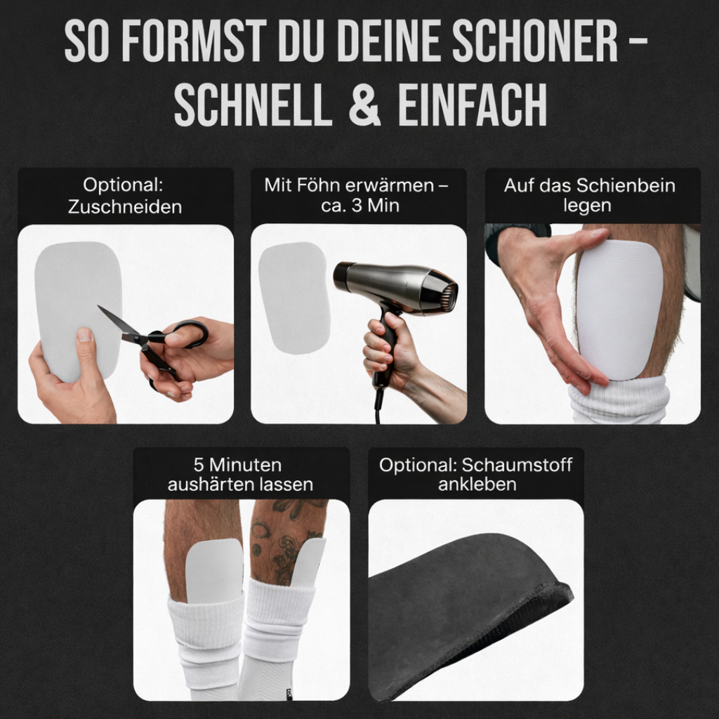 GRIPELEVEN BALLER VARIANTE 2/ BALLER ODER CLEANSOCKS +SHINGUARDS+TAPE WEISS